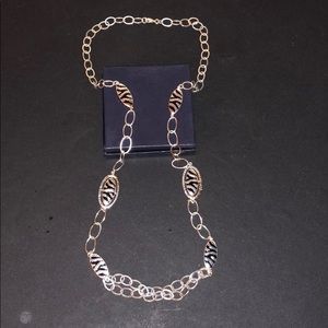 BEAUTIFUL LONG SILVER NECKLACE